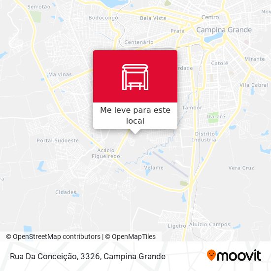 Rua Da Conceição, 3326 mapa