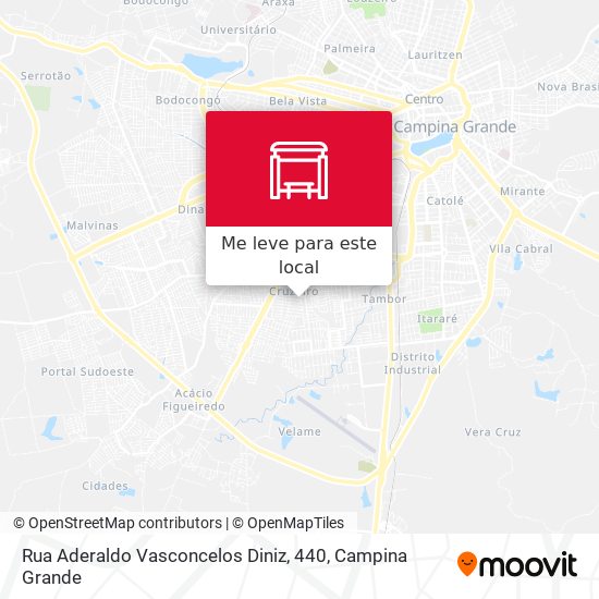 Rua Aderaldo Vasconcelos Diniz, 440 mapa