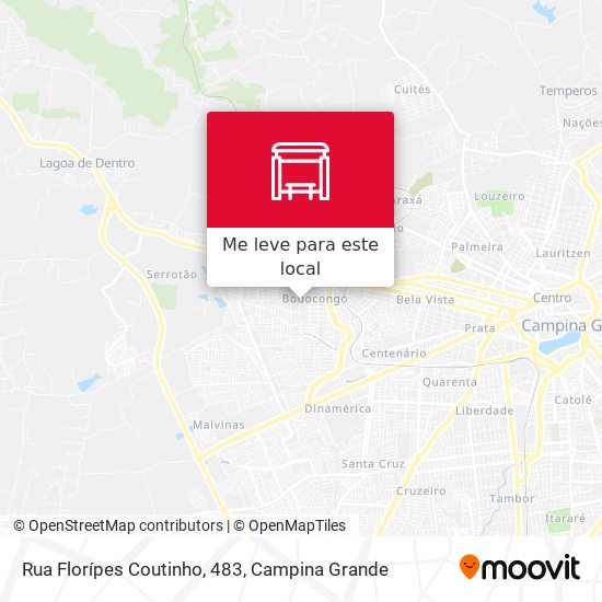 Rua Florípes Coutinho, 483 mapa