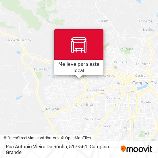 Rua Antônio Viêira Da Rocha, 517-561 mapa
