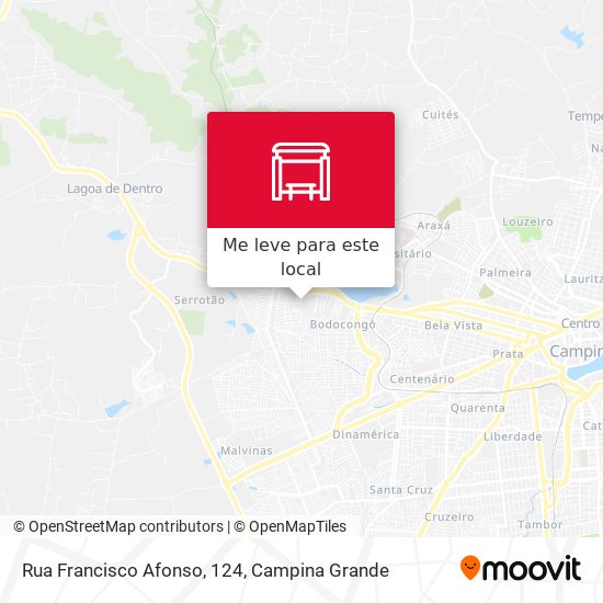 Rua Francisco Afonso, 124 mapa