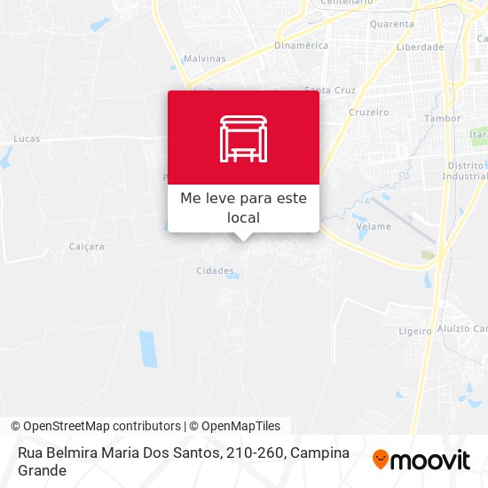 Rua Belmira Maria Dos Santos, 210-260 mapa