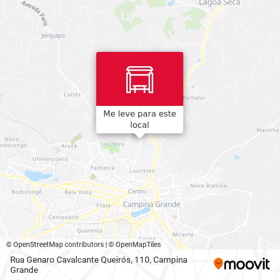 Rua Genaro Cavalcante Queirós, 110 mapa