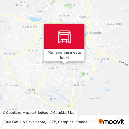 Rua Getúlio Cavalcante, 1375 mapa