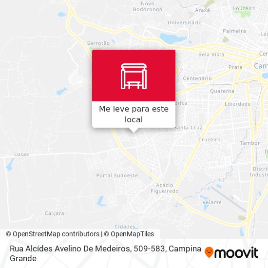 Rua Alcídes Avelino De Medeiros, 509-583 mapa