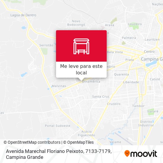 Avenida Marechal Floriano Peixoto, 7133-7179 mapa