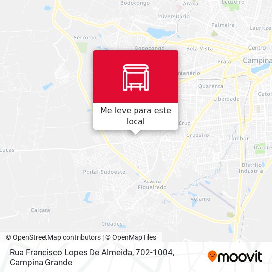 Rua Francisco Lopes De Almeida, 702-1004 mapa