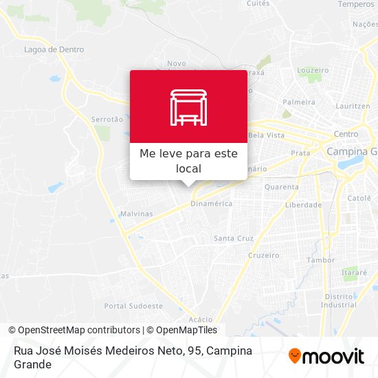 Rua José Moisés Medeiros Neto, 95 mapa