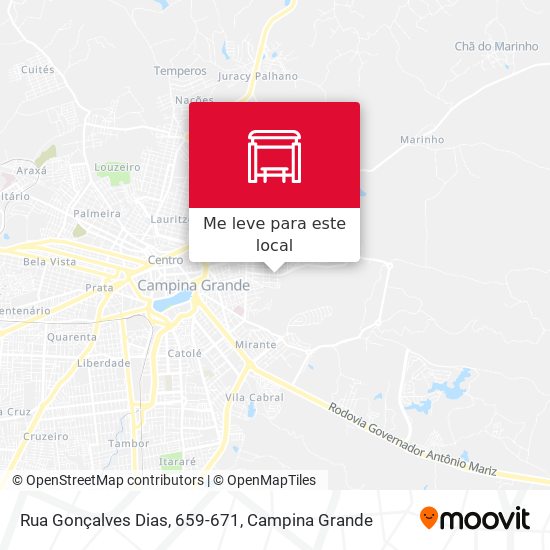 Rua Gonçalves Dias, 659-671 mapa