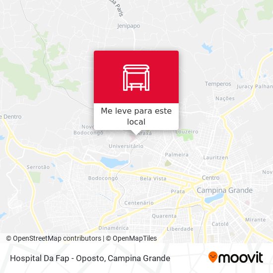 Hospital Da Fap - Oposto mapa