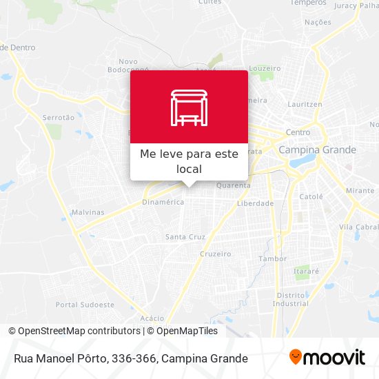 Rua Manoel Pôrto, 336-366 mapa