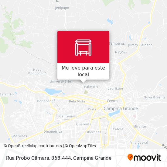 Rua Probo Câmara, 368-444 mapa
