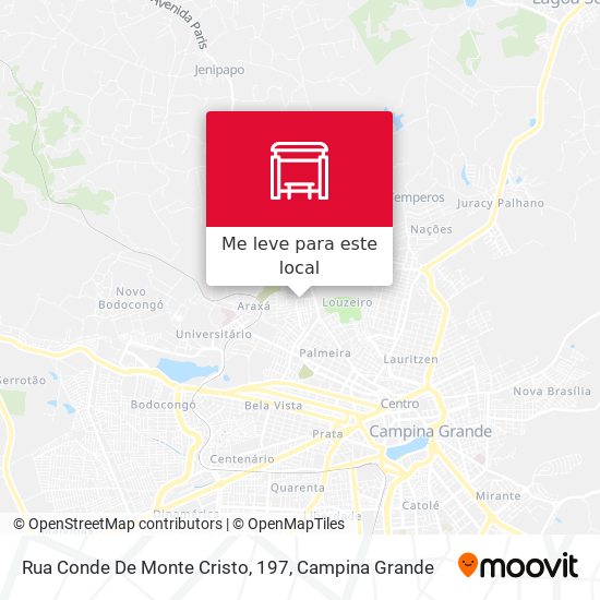 Rua Conde De Monte Cristo, 197 mapa