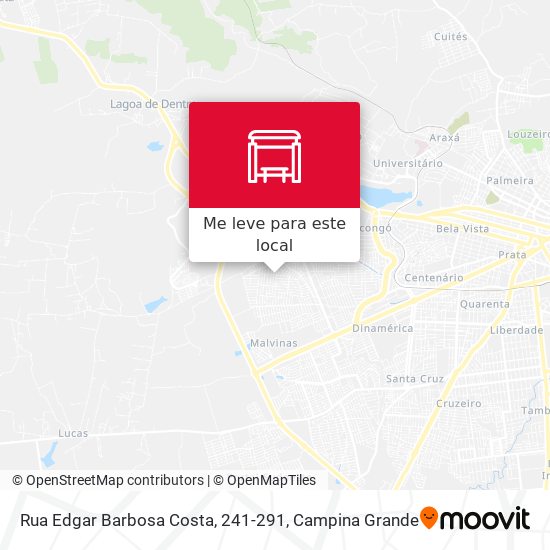 Rua Edgar Barbosa Costa, 241-291 mapa