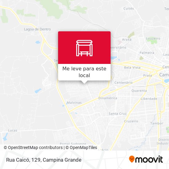 Rua Caicó, 129 mapa
