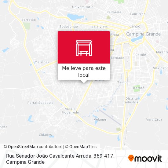 Rua Senador João Cavalcante Arruda, 369-417 mapa