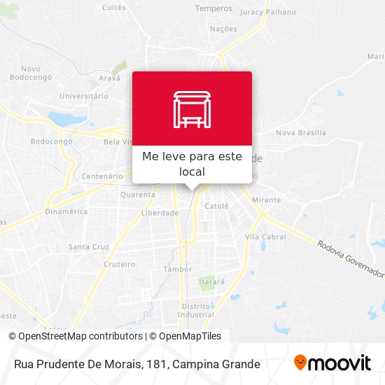 Rua Prudente De Morais, 181 mapa