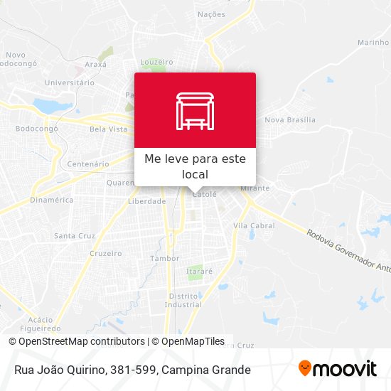 Rua João Quirino, 381-599 mapa