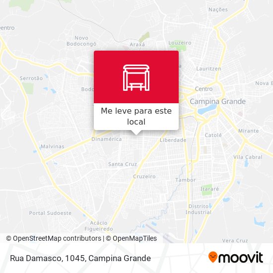 Rua Damasco, 1045 mapa