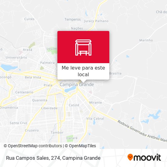 Rua Campos Sales, 274 mapa