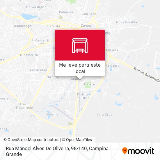 Rua Manoel Alves De Oliveira, 98-140 mapa