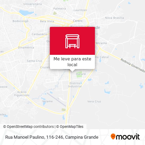 Rua Manoel Paulino, 116-246 mapa