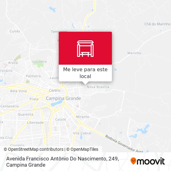 Avenida Francisco Antônio Do Nascimento, 249 mapa
