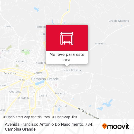 Avenida Francisco Antônio Do Nascimento, 784 mapa