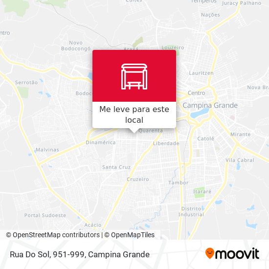 Rua Do Sol, 951-999 mapa