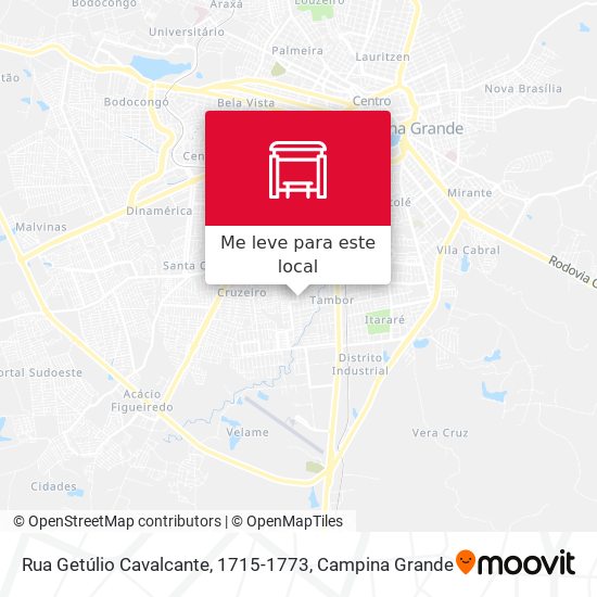 Rua Getúlio Cavalcante, 1715-1773 mapa