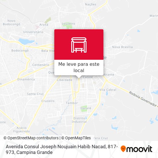 Avenida Consul Joseph Noujuain Habib Nacad, 817-973 mapa