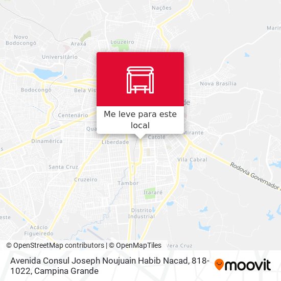 Avenida Consul Joseph Noujuain Habib Nacad, 818-1022 mapa