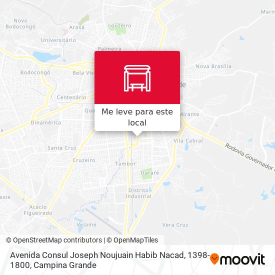 Avenida Consul Joseph Noujuain Habib Nacad, 1398-1800 mapa