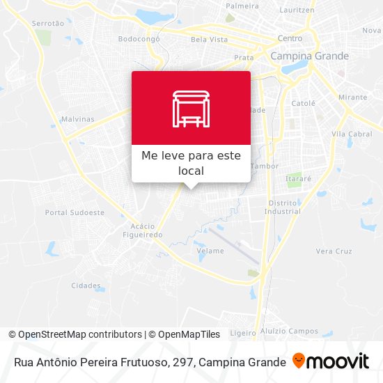 Rua Antônio Pereira Frutuoso, 297 mapa