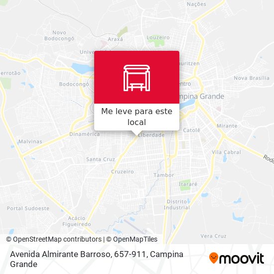 Avenida Almirante Barroso, 657-911 mapa