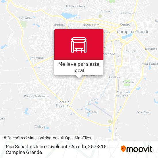 Rua Senador João Cavalcante Arruda, 257-315 mapa