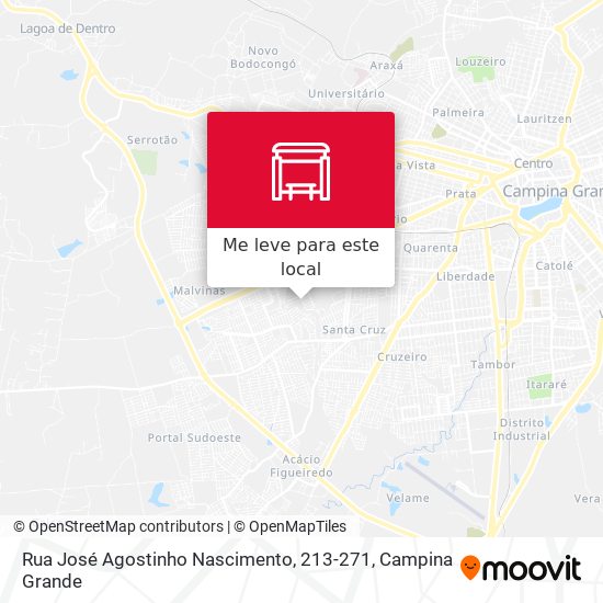 Rua José Agostinho Nascimento, 213-271 mapa