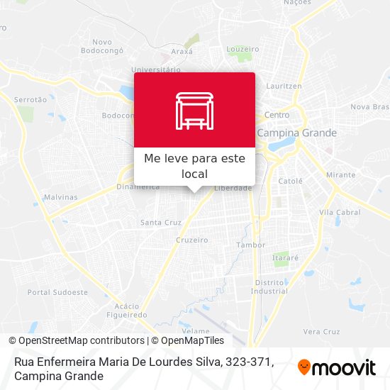 Rua Enfermeira Maria De Lourdes Silva, 323-371 mapa