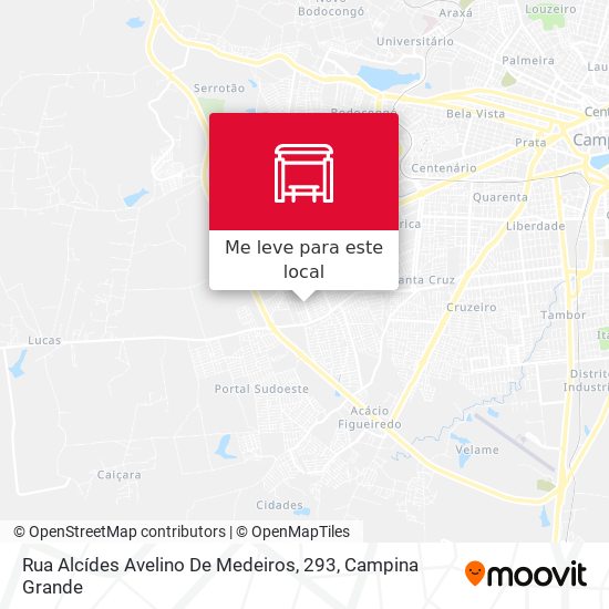 Rua Alcídes Avelino De Medeiros, 293 mapa