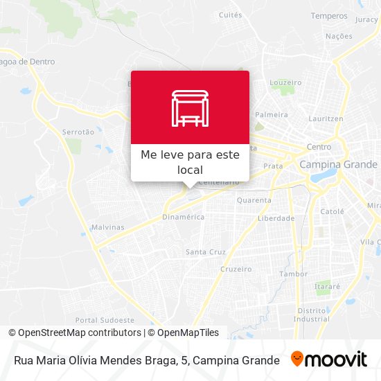 Rua Maria Olívia Mendes Braga, 5 mapa