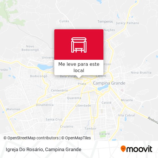Igreja Do Rosário mapa