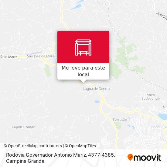 Rodovia Governador Antonio Mariz, 4377-4385 mapa