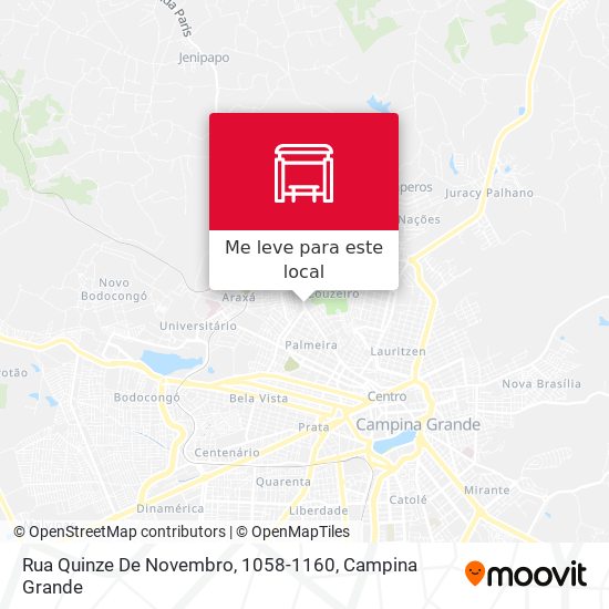 Rua Quinze De Novembro, 1058-1160 mapa