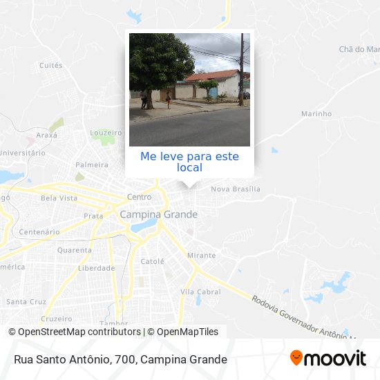 Rua Santo Antônio, 700 mapa
