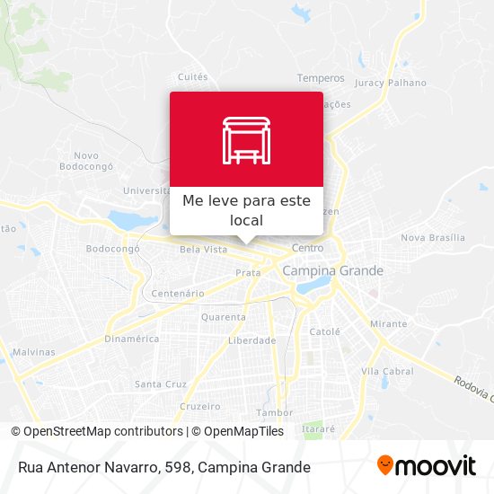 Rua Antenor Navarro, 598 mapa
