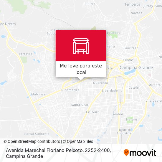 Avenida Marechal Floriano Peixoto, 2252-2400 mapa
