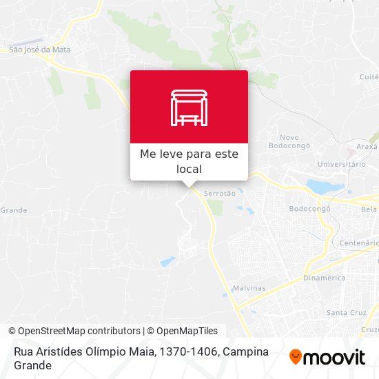 Rua Aristídes Olímpio Maia, 1370-1406 mapa