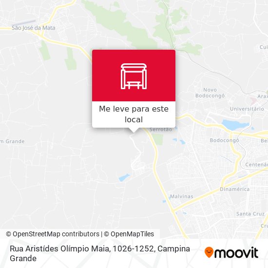 Rua Aristídes Olímpio Maia, 1026-1252 mapa