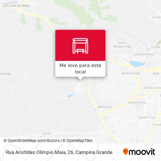 Rua Aristídes Olímpio Maia, 26 mapa