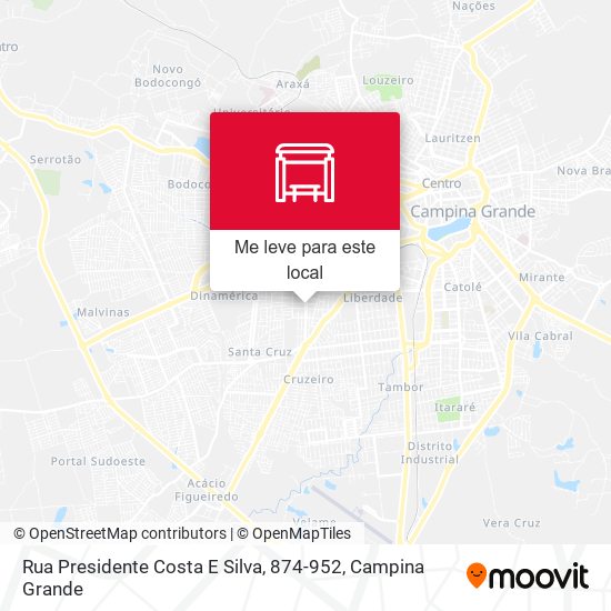 Rua Presidente Costa E Silva, 874-952 mapa
